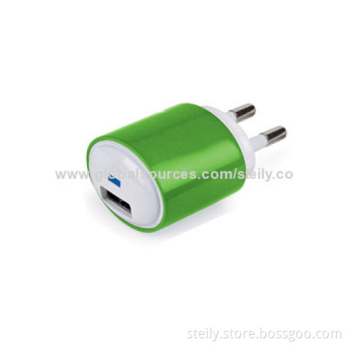 Colorful 5V/1A Mini USB Wall Charger for iPhone/Mobile Phones